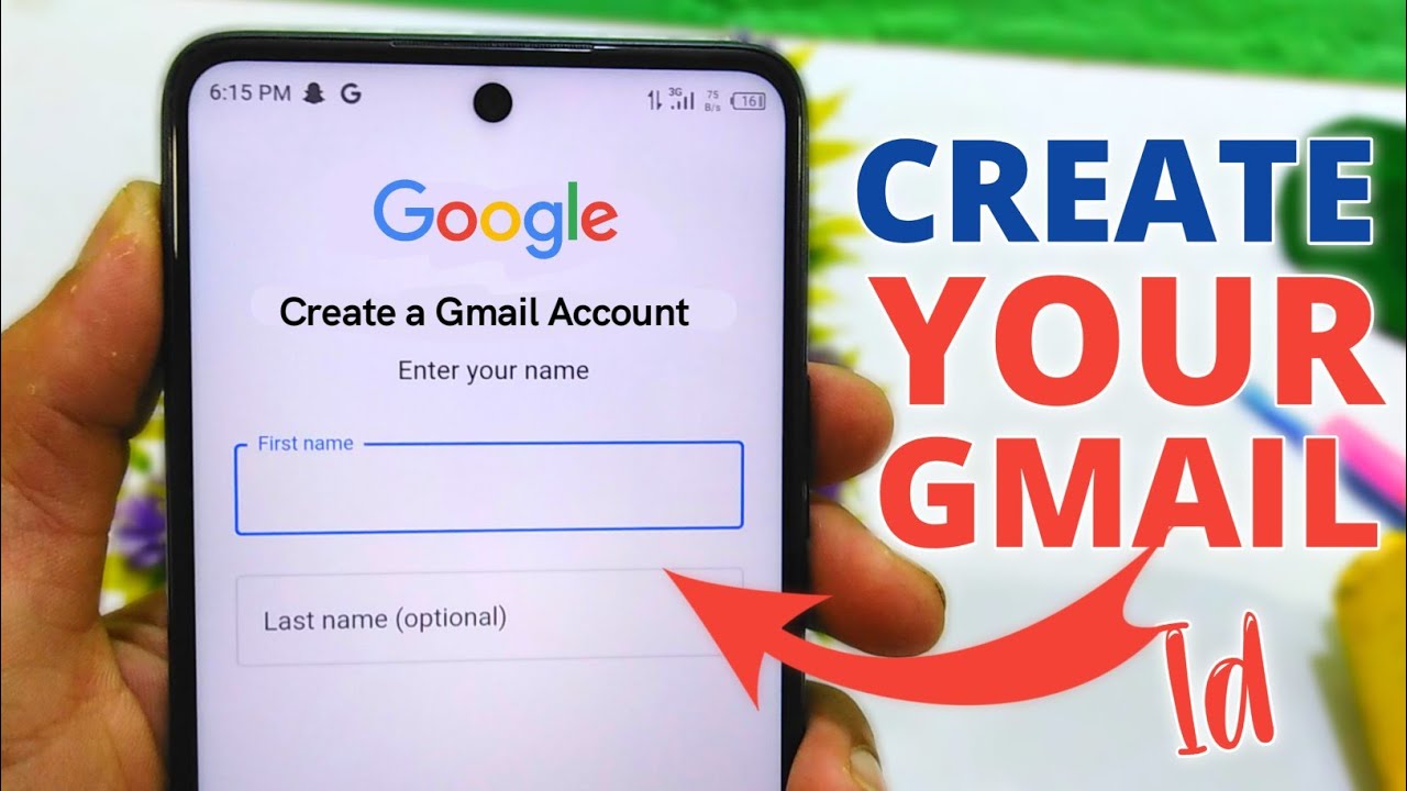 how to create a Gmail Account