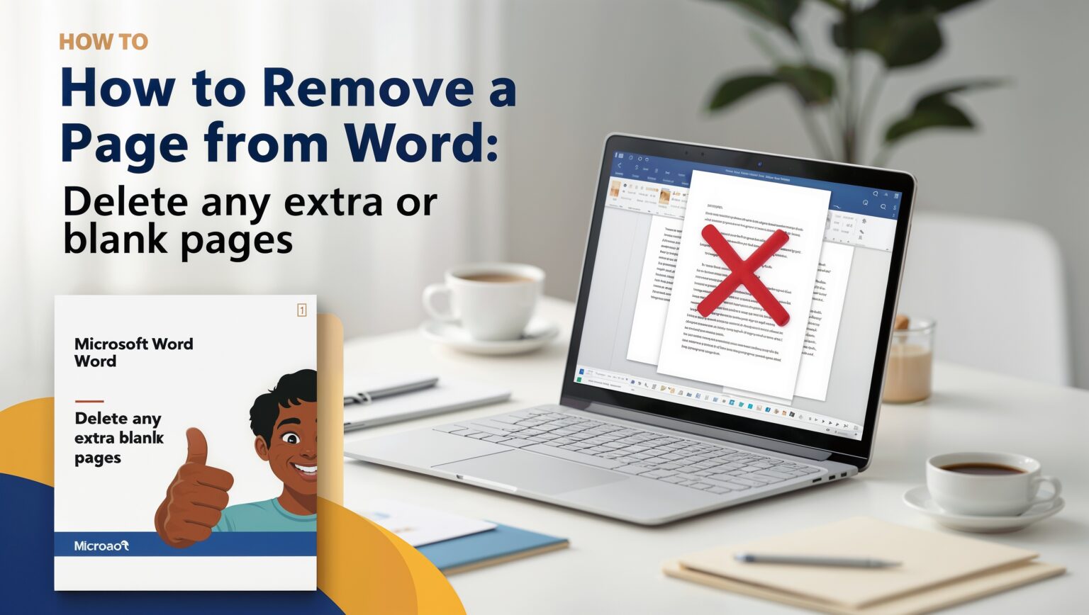 How to remove a blank page from word or delete blank page on ms word