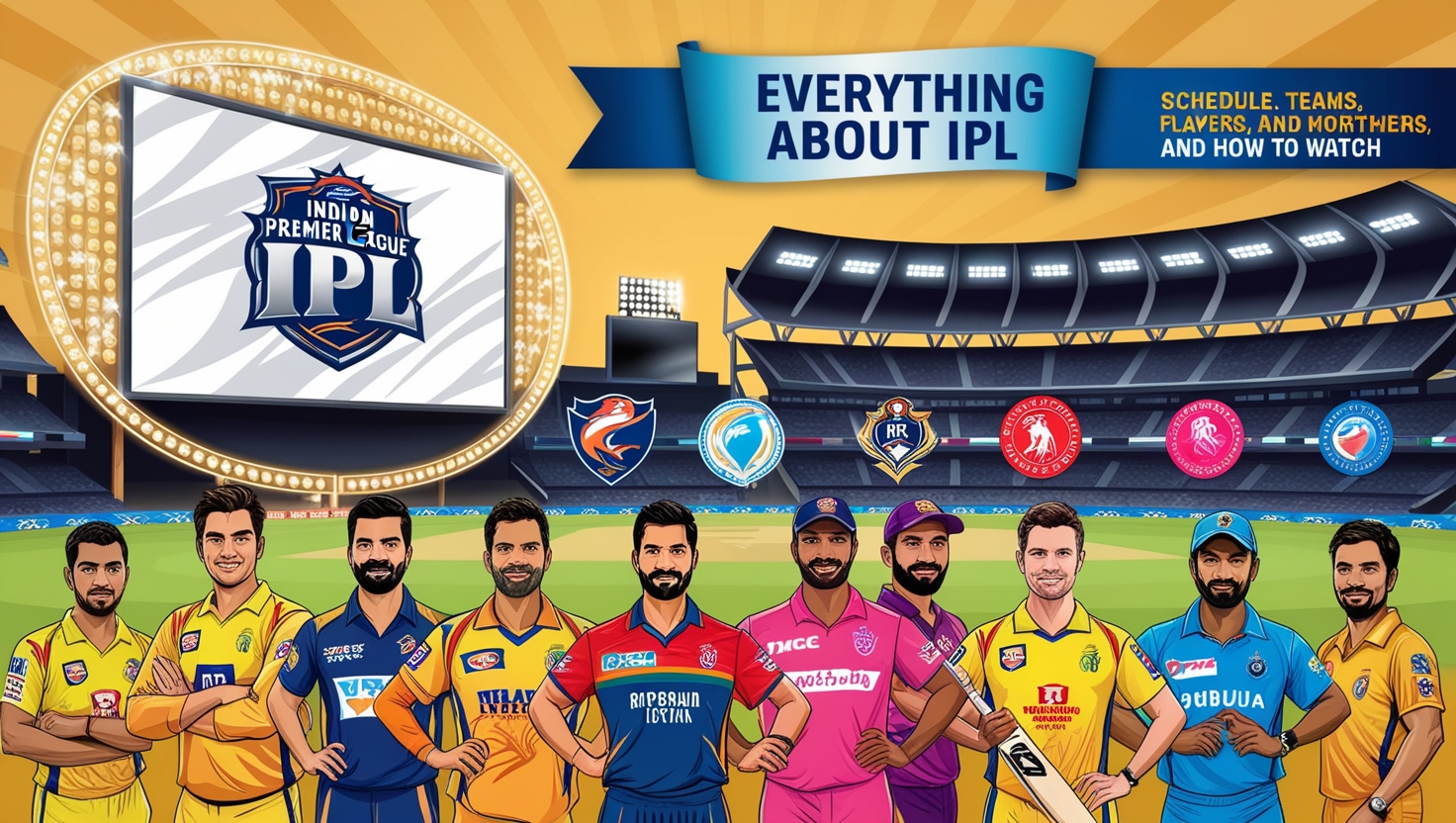 Everything About IPL: Schedule, Teams, Players, and How to Watch